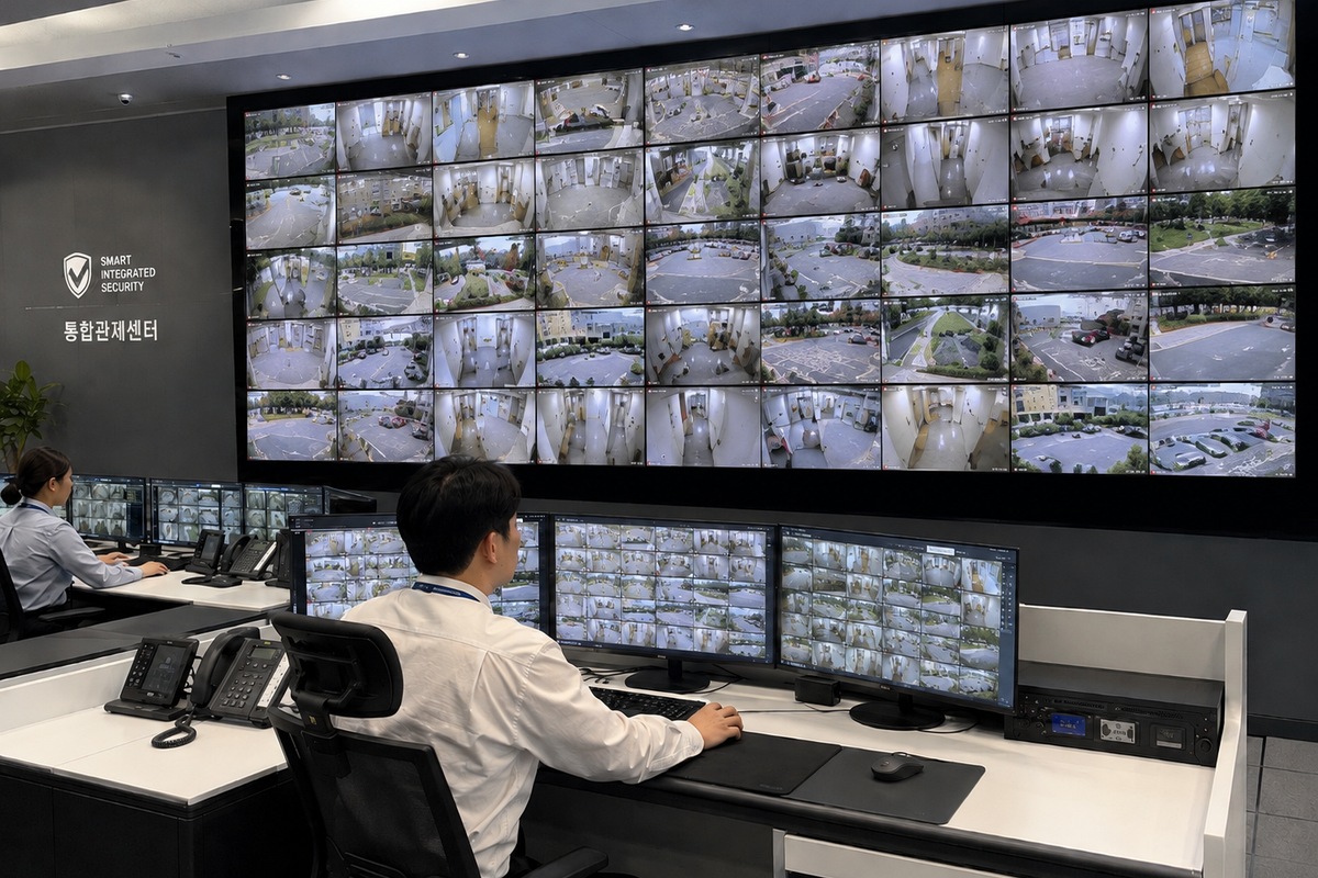 CCTV 통합관제센터 시스템 확인 및 모니터링